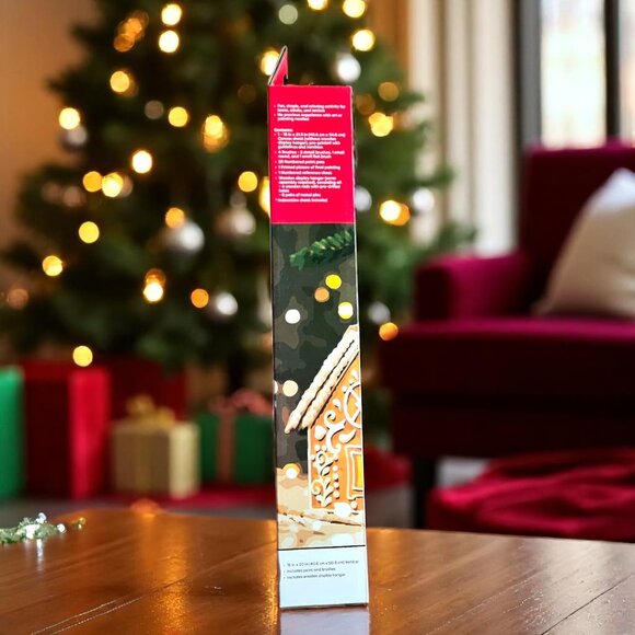 Artist's Loft Paint-By-Number Kit - Gingerbread House - 16 x 20- Canvas - Picture 2 of 6